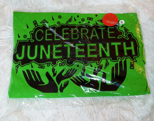 Green, Small Celebrate Juneteenth Tee (Clearance)