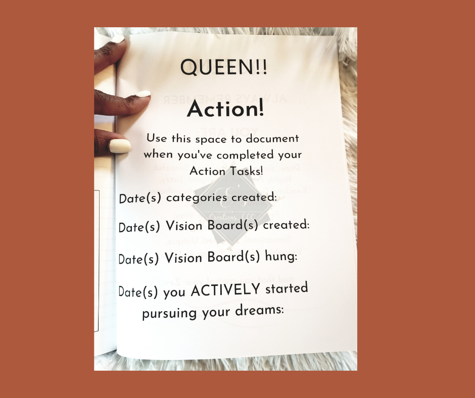 Brain Dump Notebook (Pink Cover) Crafted by E's Creations