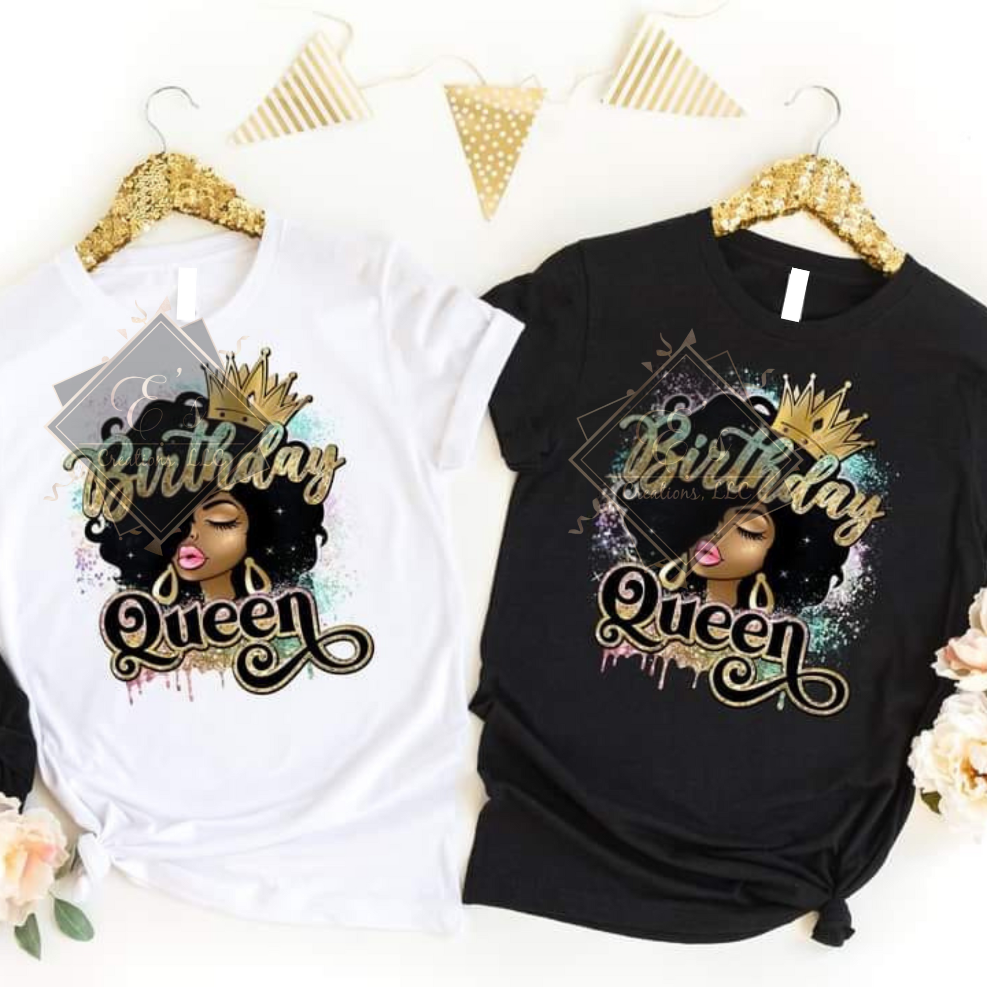 "Afro Birthday Queen" Shirt1